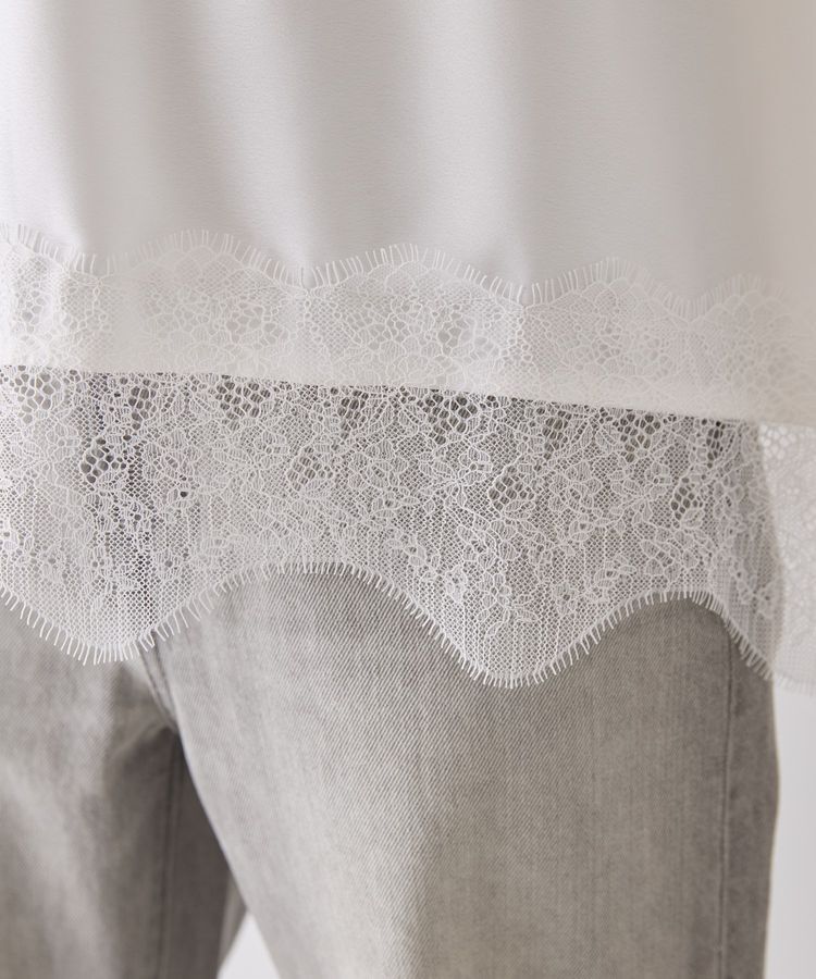 AMERICAN HOLIC「スカラップレースプルオーバー」|Tシャツ・カットソー|