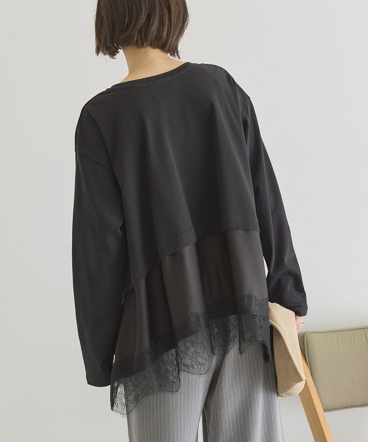 AMERICAN HOLIC「スカラップレースプルオーバー」|Tシャツ・カットソー|