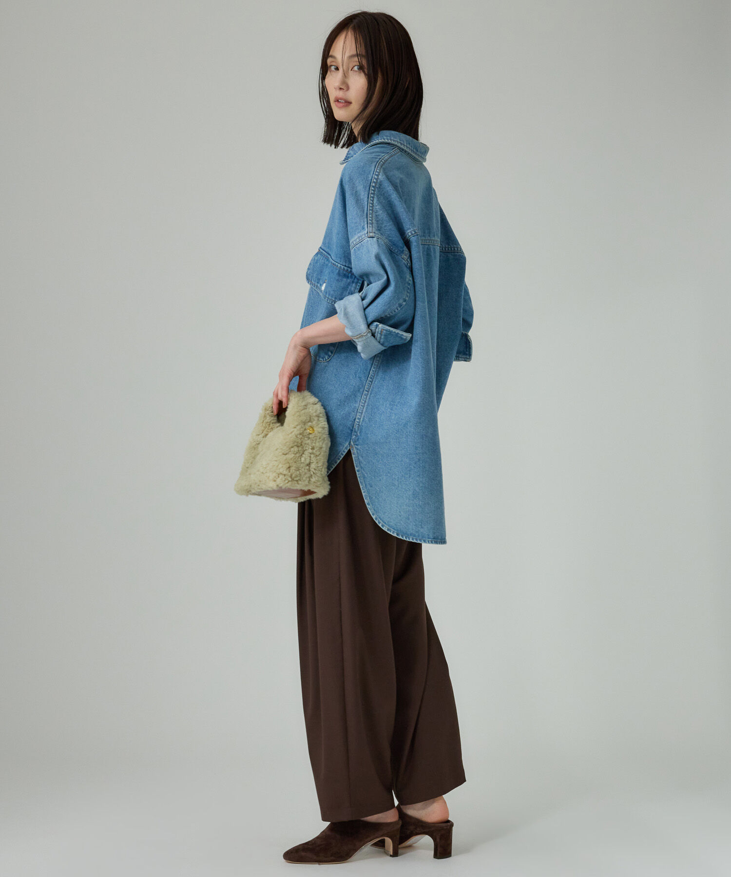 デニムビッグシャツ（BABYLONE）｜ルミネのファッション通販アイルミネ