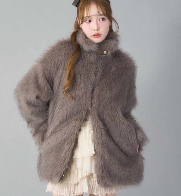 ケーブルニット中綿ブルゾン｜ルミネのファッション通販アイルミネ<i