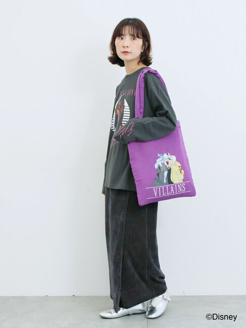 Samansa Mos2 blue「【Disney】ヴィランズ/ロンT」|Tシャツ・カットソー|