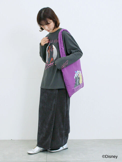 Samansa Mos2 blue「【Disney】ヴィランズ/ロンT」|Tシャツ・カットソー|