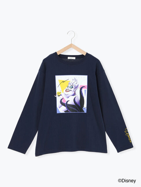 Samansa Mos2 blue「【Disney】ヴィランズ/ロンT」|Tシャツ・カットソー|