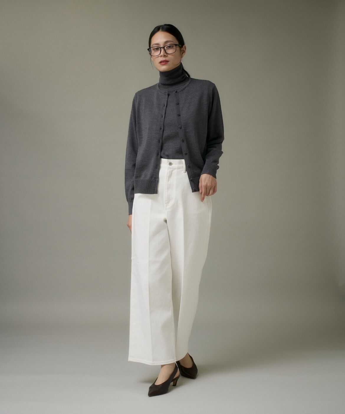 DAY by DAY it&rsquo;s international「ウォッシャブルウールクルーネックカーディガン《HARMONY》」|カーディガン|