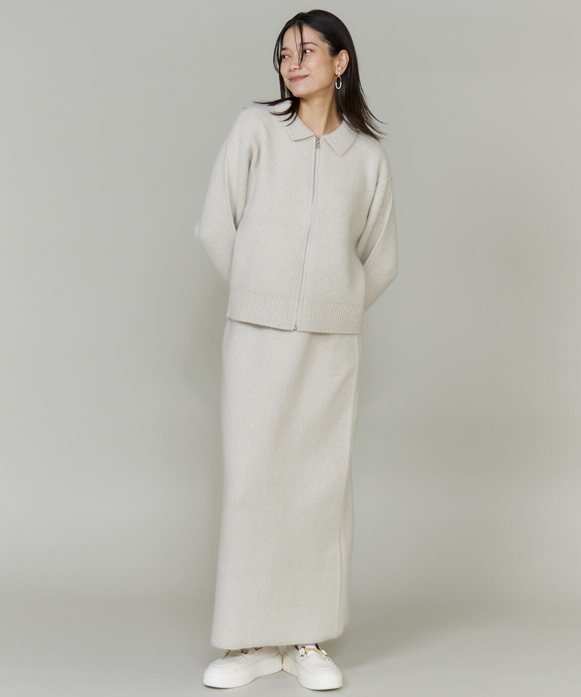 INED「フォックスブレンドタイトスカート《YVON》」|タイト|