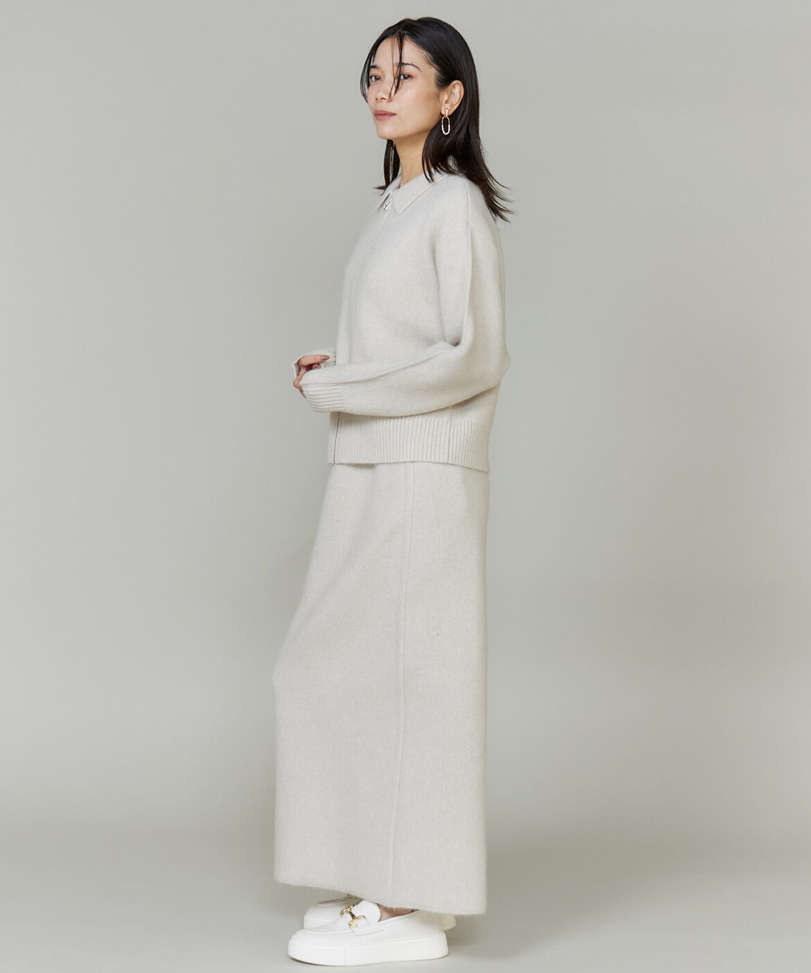 INED「フォックスブレンドタイトスカート《YVON》」|タイト|