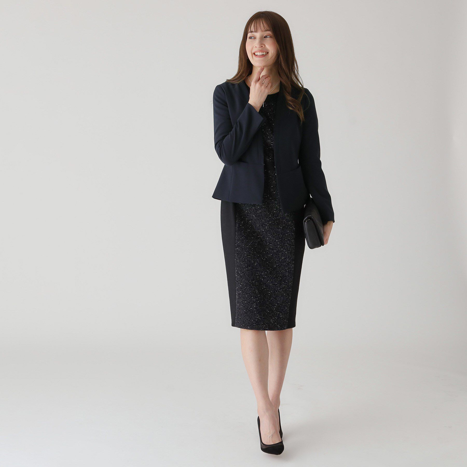 COUP DE CHANCE「【洗える／日本製】ノーカラージャケット」|ノーカラージャケット|