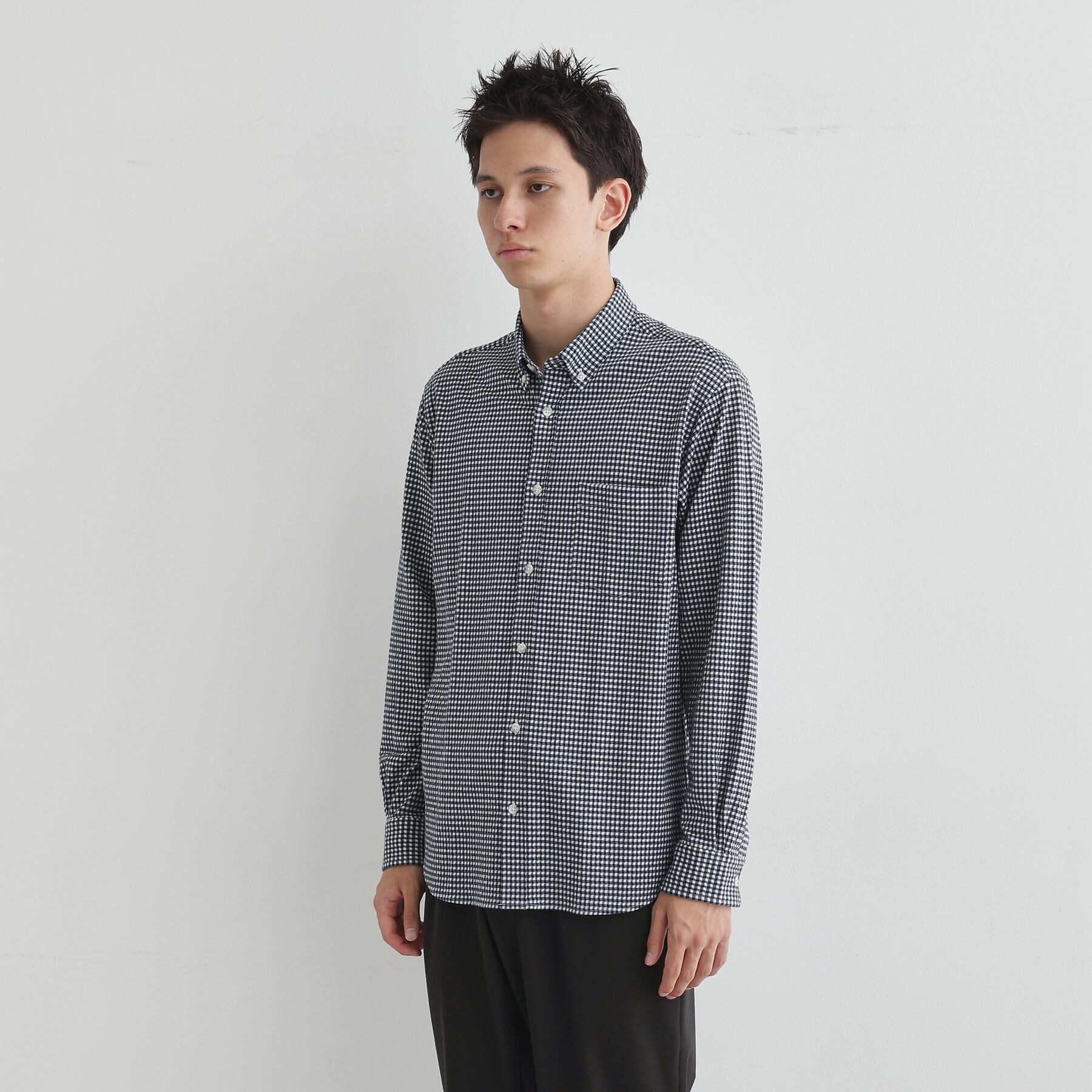 TAKEO KIKUCHI「【抗菌防臭】サッカーギンガムチェック ボタンダウンシャツ」|シャツ・ブラウス|