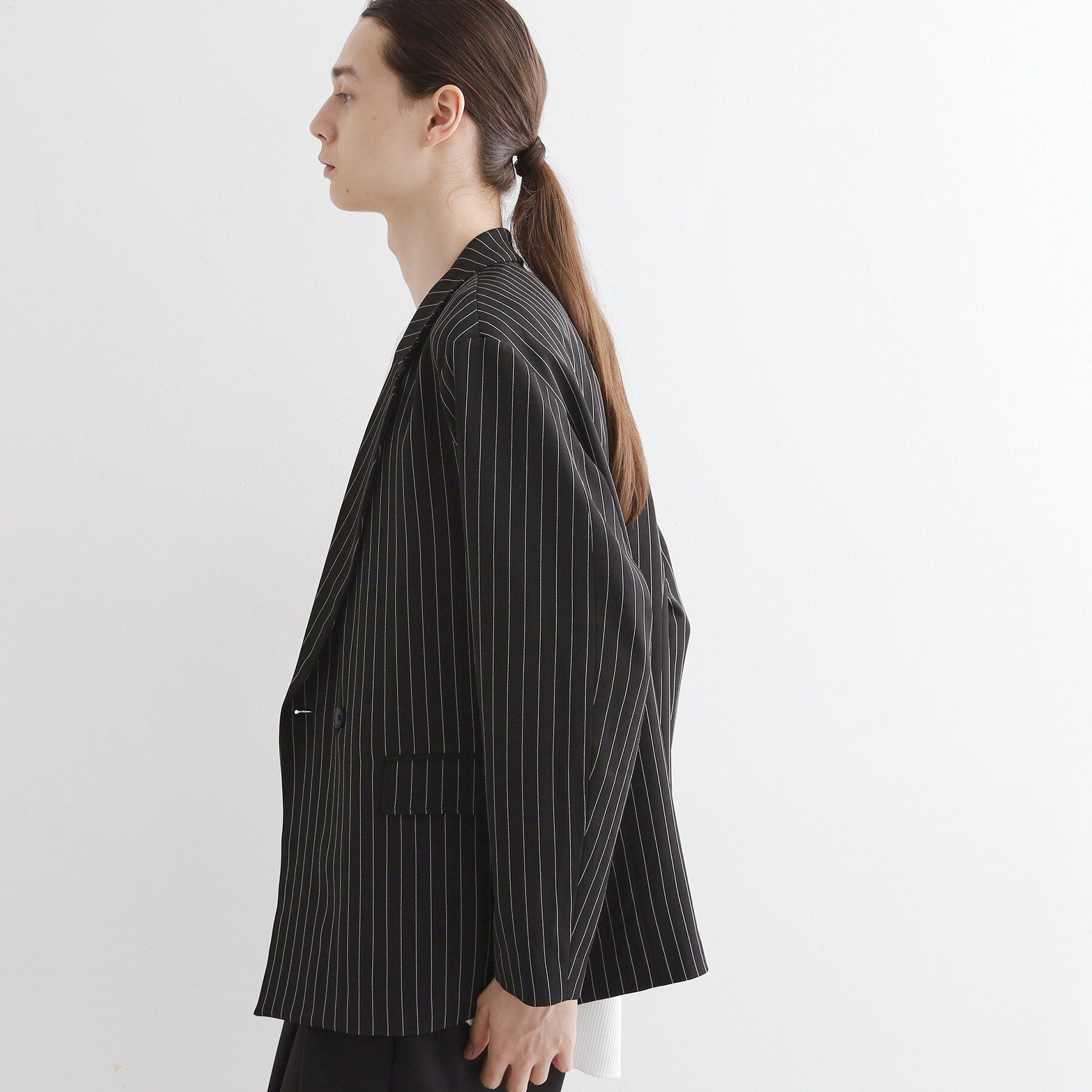 tk.TAKEO KIKUCHI「【セットアップ対応】ピンストライプルーズジャケット」|テーラードジャケット|