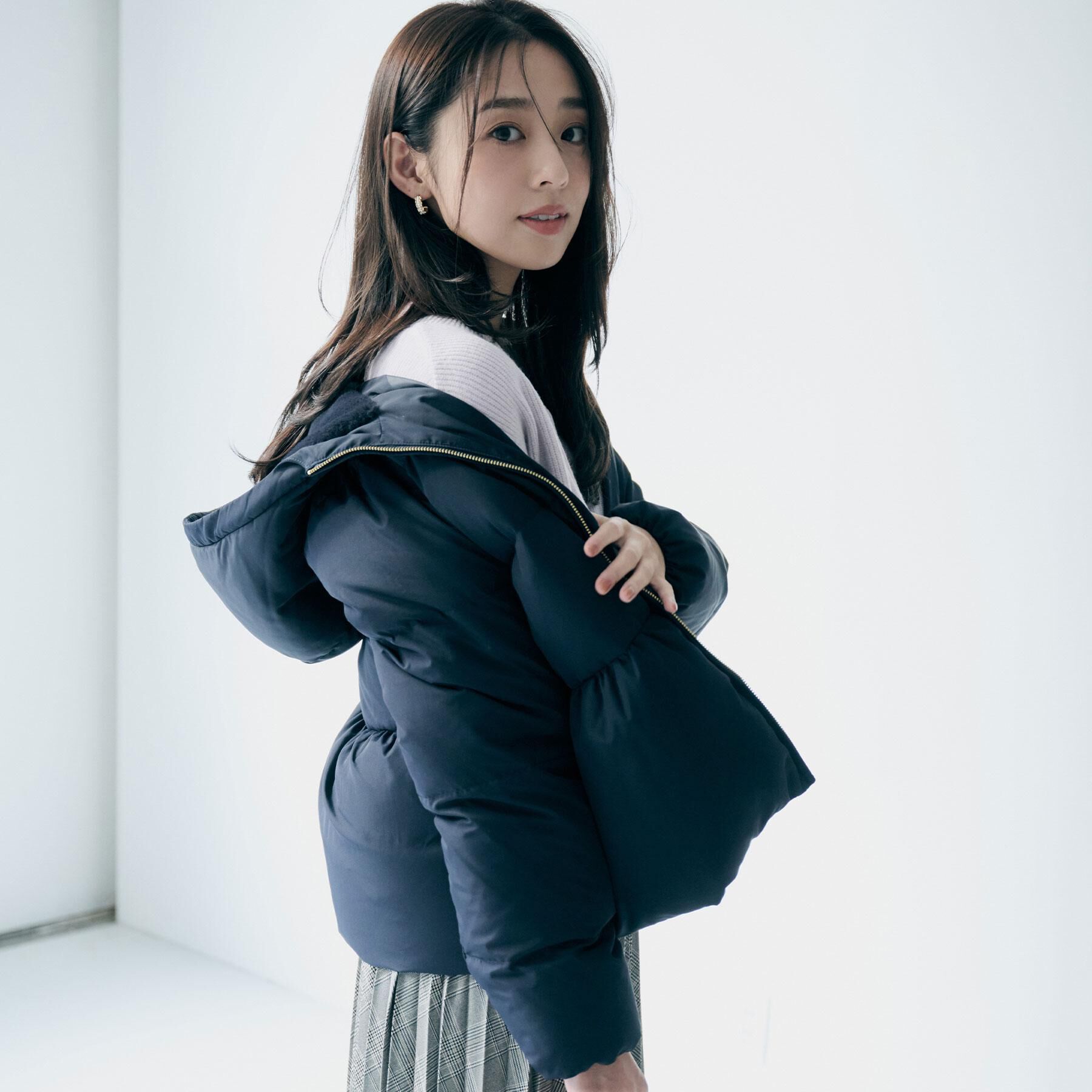 index「KAWADAダウンペプラムショートコート【撥水/洗濯機OK/静電気防止裏地】」|ダウン|