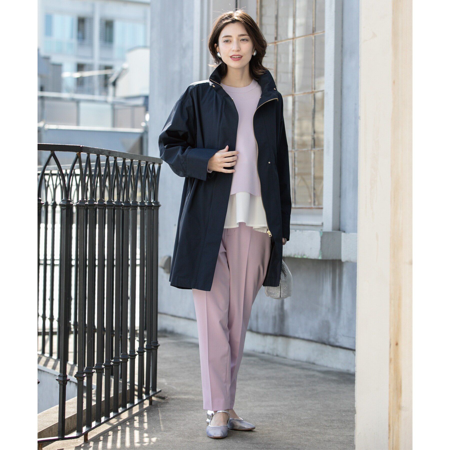 OPAQUE.CLIP「《CLASSY掲載》ミドルスタンドコート【洗濯機洗い可】」|その他|