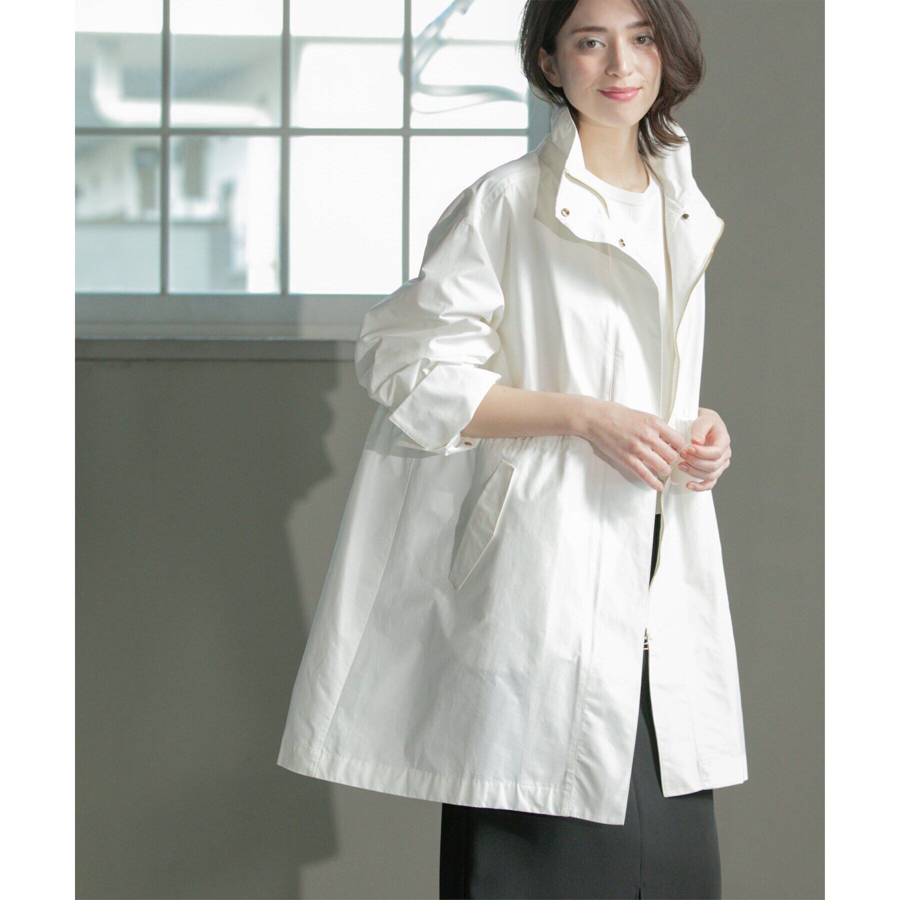 OPAQUE.CLIP「《CLASSY掲載》ミドルスタンドコート【洗濯機洗い可】」|その他|