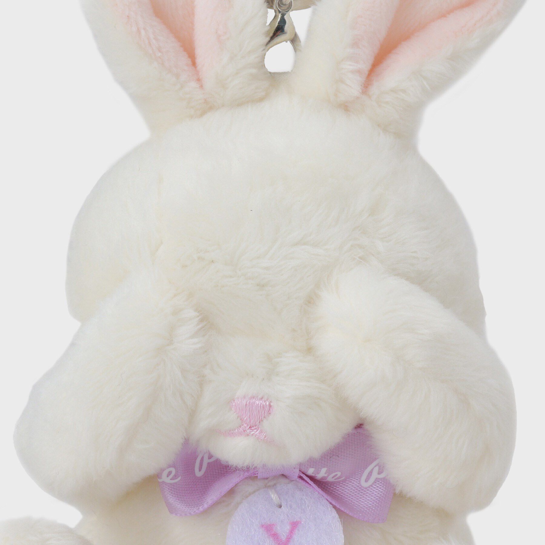 PINK-latte「【イニシャル】うさぎぬいぐるみチャーム」|キーケース|