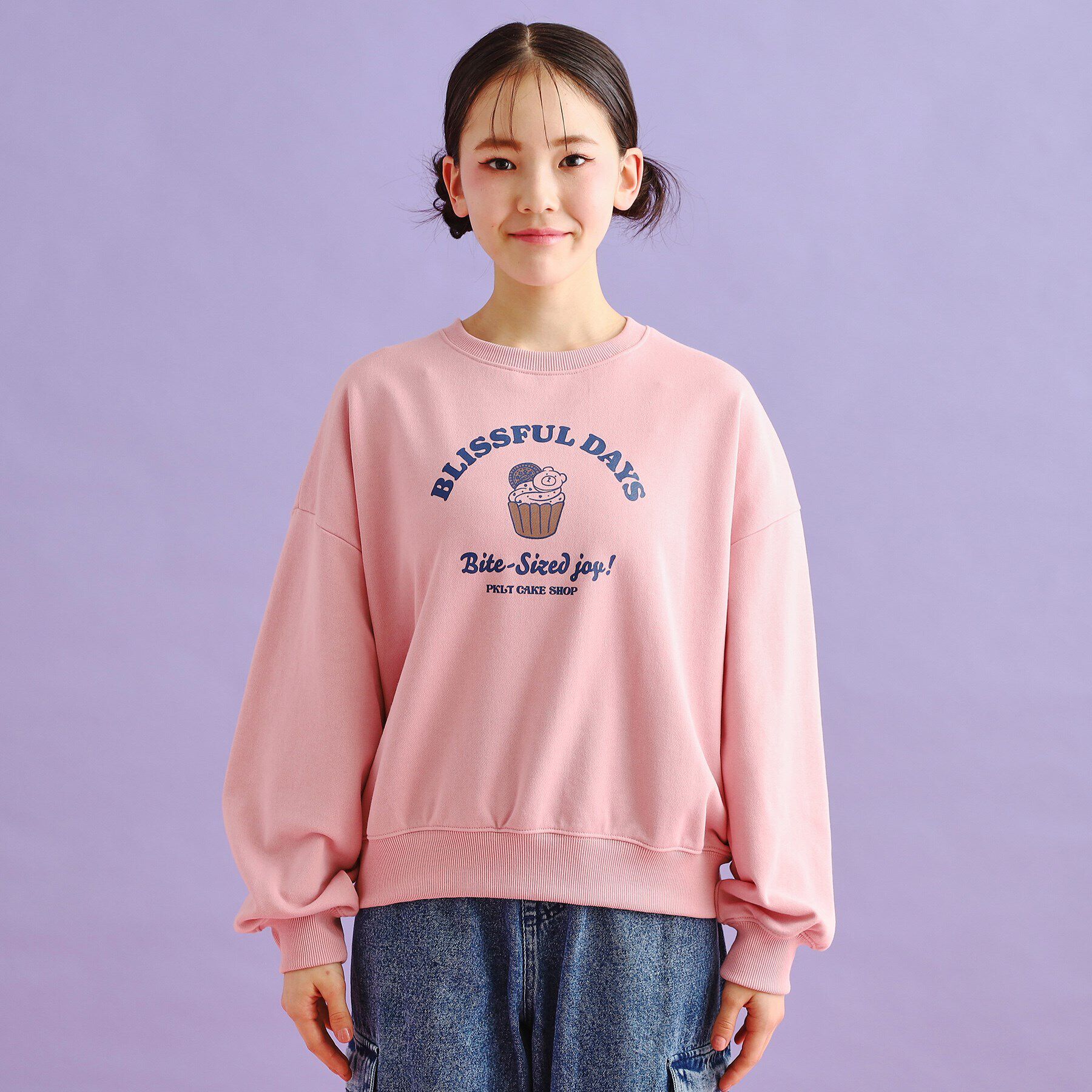 PINK-latte「裏毛スウィーツプルオーバー」|Tシャツ・カットソー|