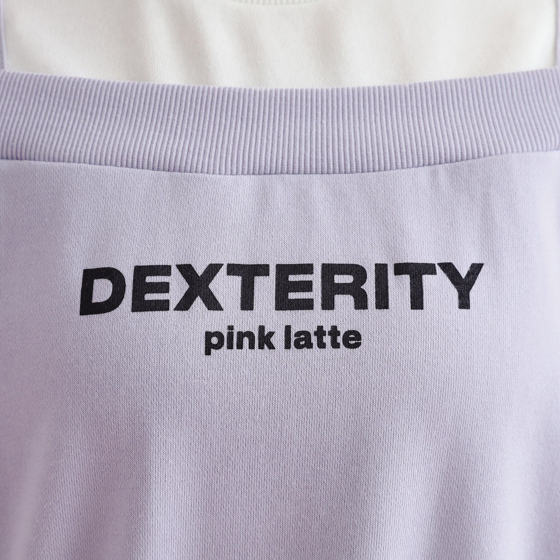 PINK-latte「ミニ裏毛レイヤードプルオーバー」|Tシャツ・カットソー|