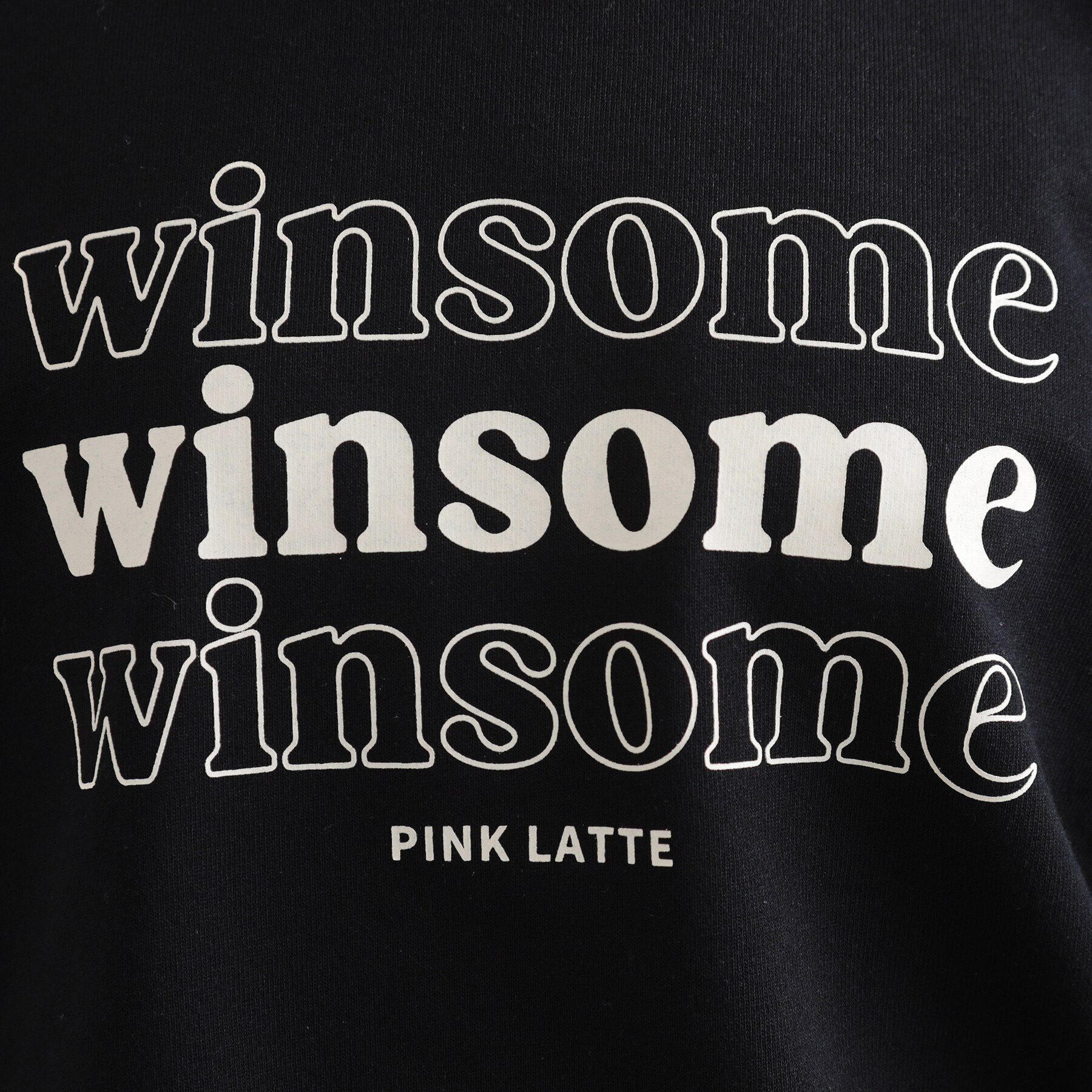 PINK-latte「ミニ裏毛リボンプルオーバー」|Tシャツ・カットソー|