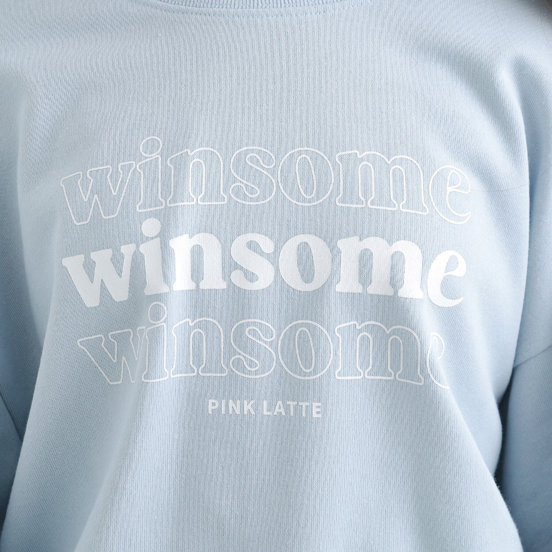 PINK-latte「ミニ裏毛リボンプルオーバー」|Tシャツ・カットソー|