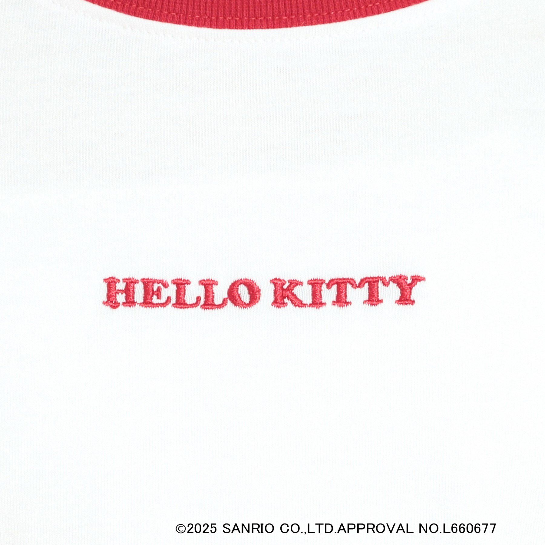 PINK-latte「【サンリオキャラクターズコラボ】リンガーTシャツ」|Tシャツ・カットソー|