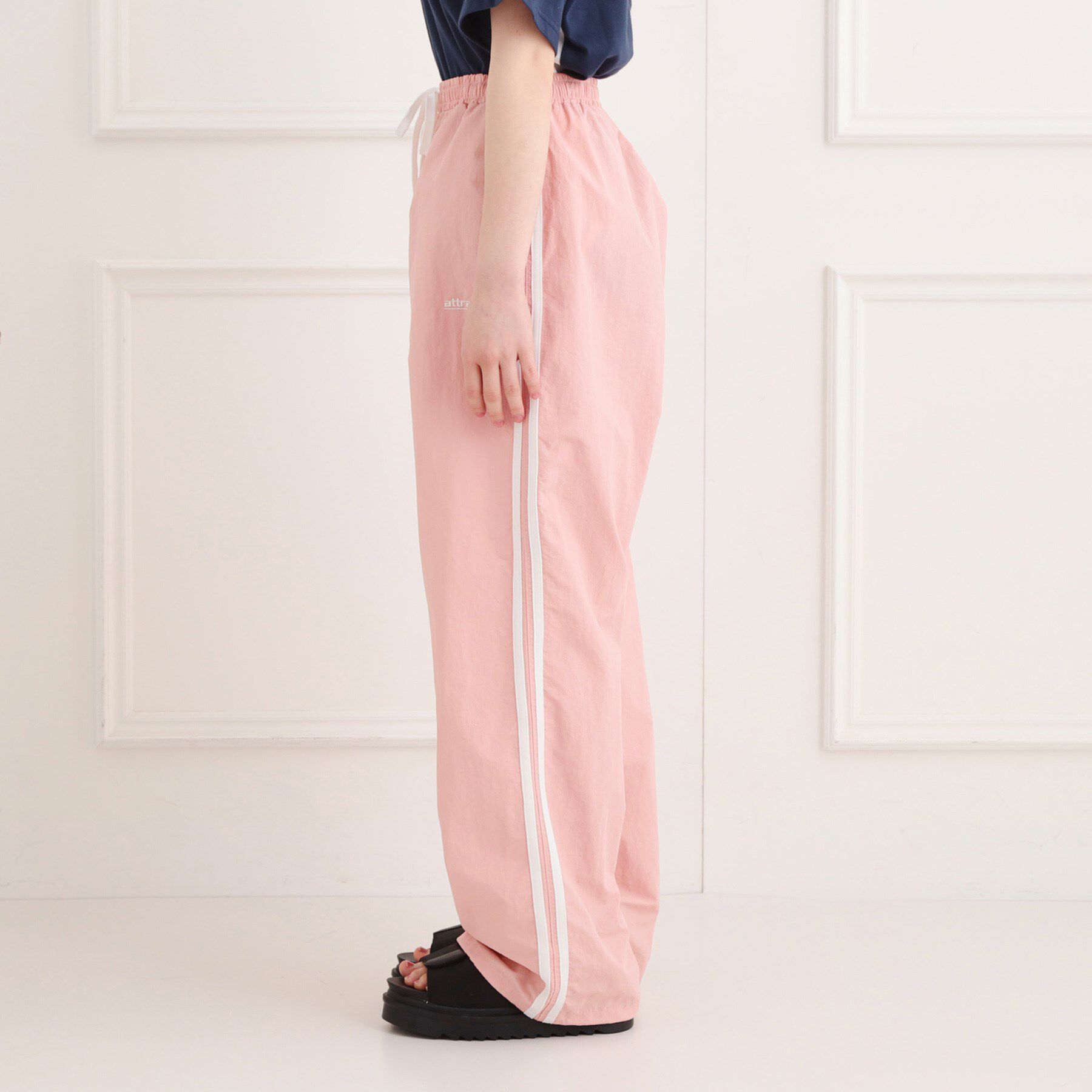 PINK-latte「ナイロンライントラックパンツ」|その他|