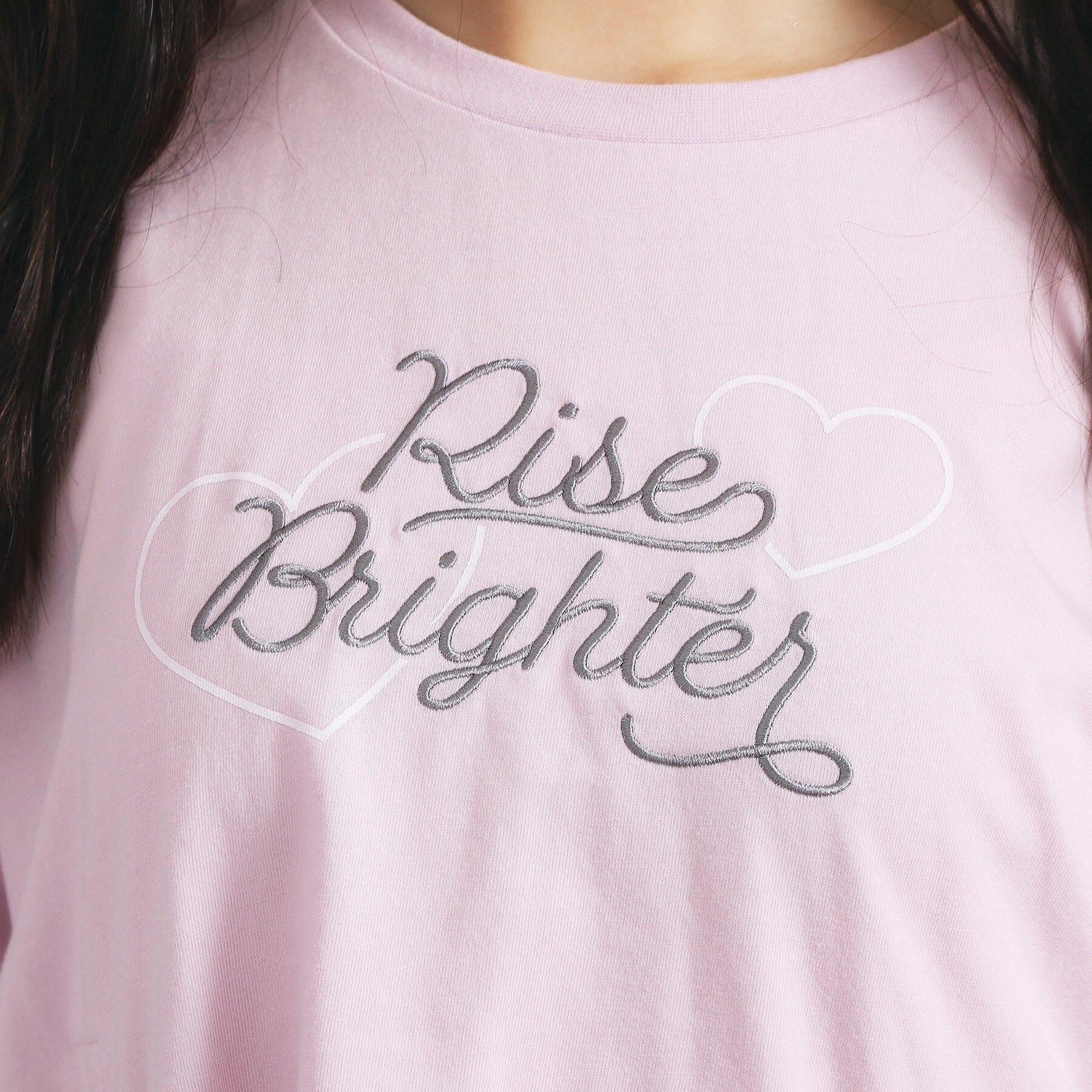 PINK-latte「レースアップTシャツ」|Tシャツ・カットソー|