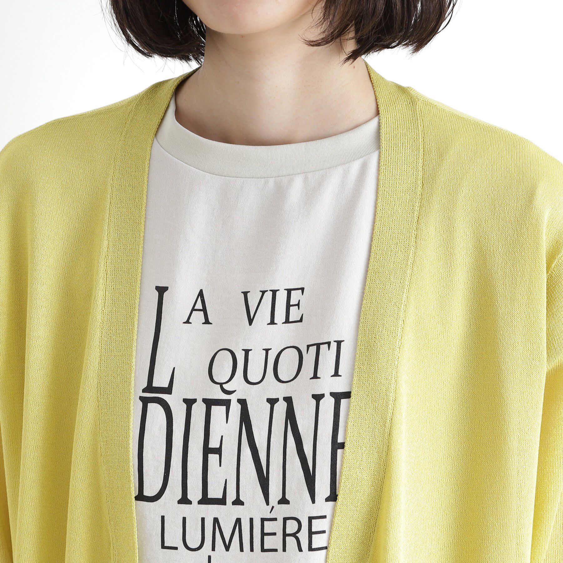 THE SHOP TK「シアーカーディガン【洗濯機OK】」|カーディガン|