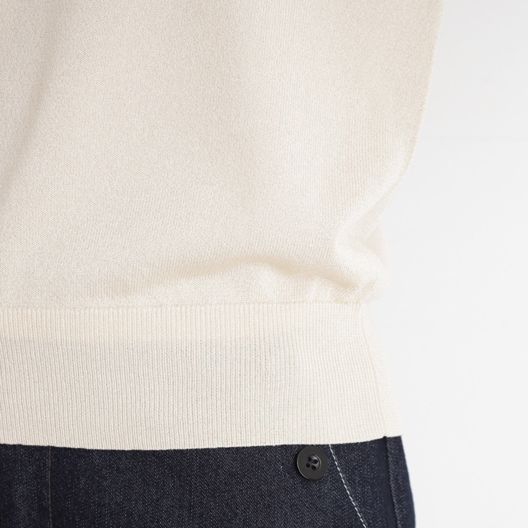 THE SHOP TK「ラメシアーフレンチ袖トップス【セットUP可/洗濯機OK】」|ニット・セーター|