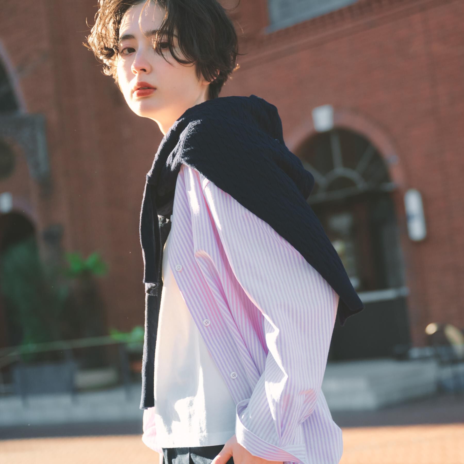 THE SHOP TK「【POLO BCS 別注】ケーブルカーディガン」|カーディガン|