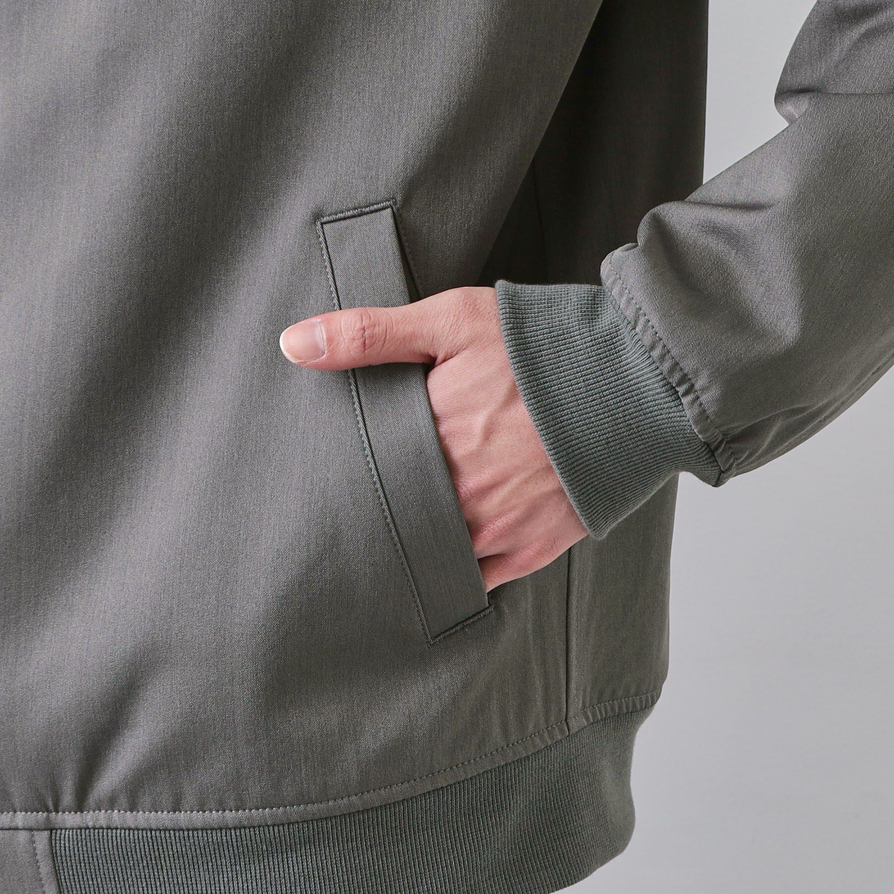 THE SHOP TK「Flexline ストレッチリブブルゾン」|ブルゾン・スタジャン|