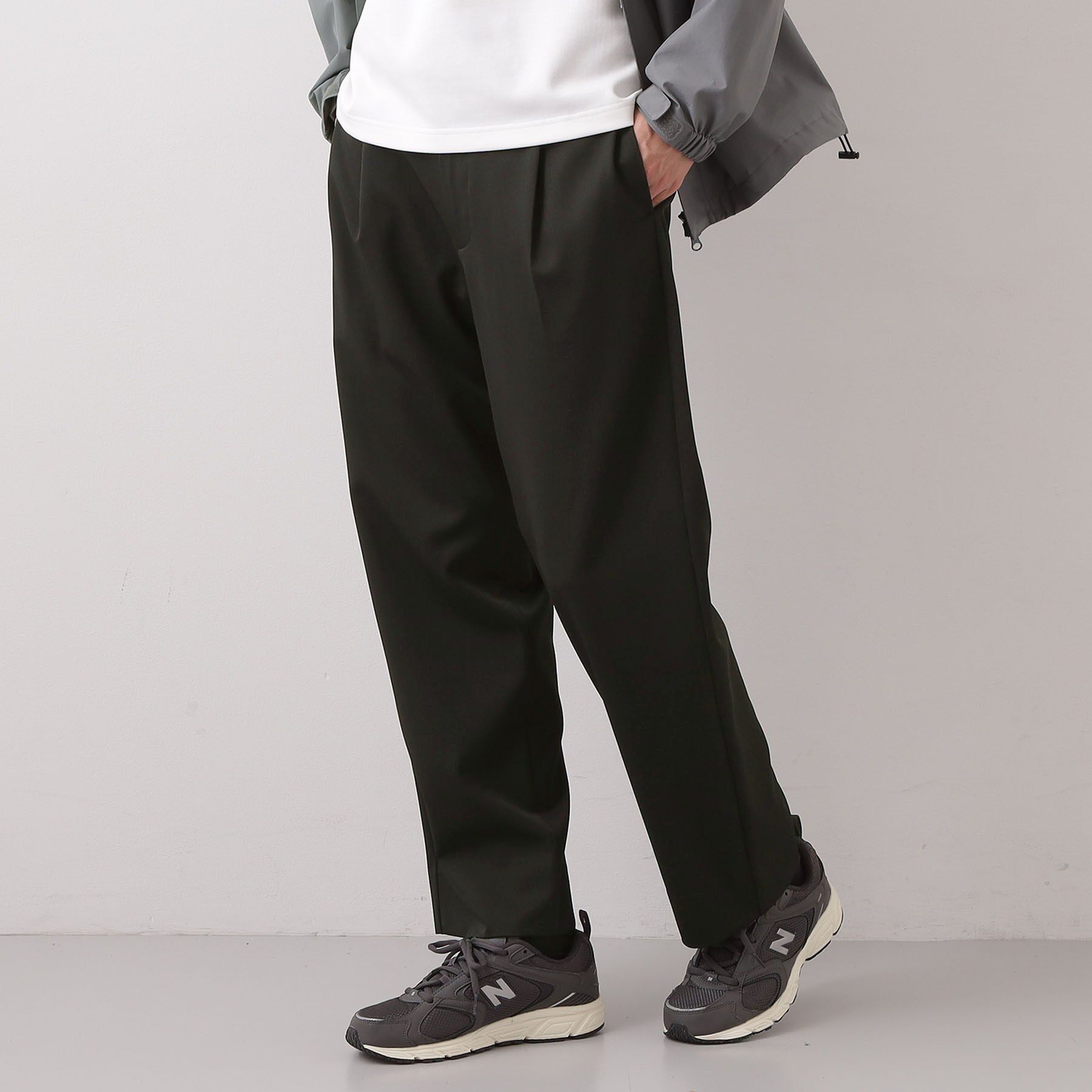 THE SHOP TK「Flexline セミワイドイージーパンツ」|その他|ブラック(019)