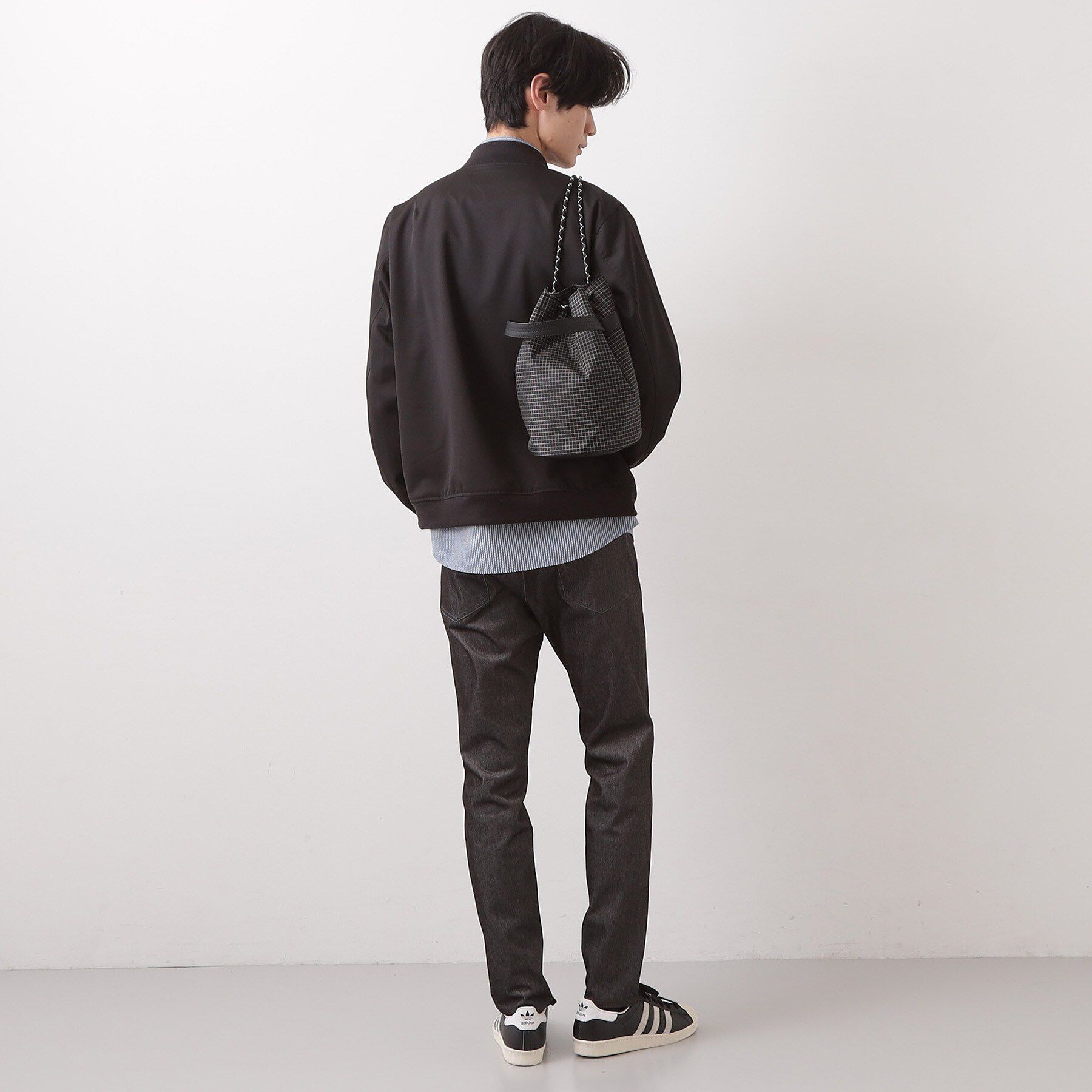 THE SHOP TK「ツイル2WAY 巾着バッグ」|ショルダー・メッセンジャー|