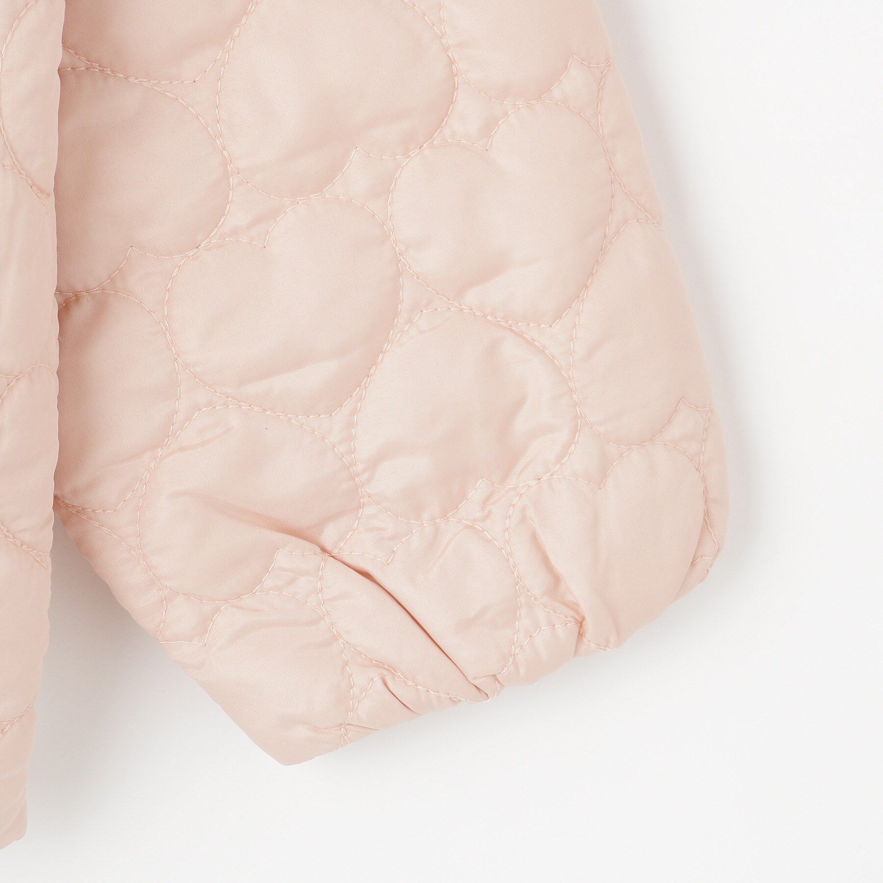 SHOO･LA･RUE「【100-150cm】ハートキルトノーカラーブルゾン」|ブルゾン・スタジャン|