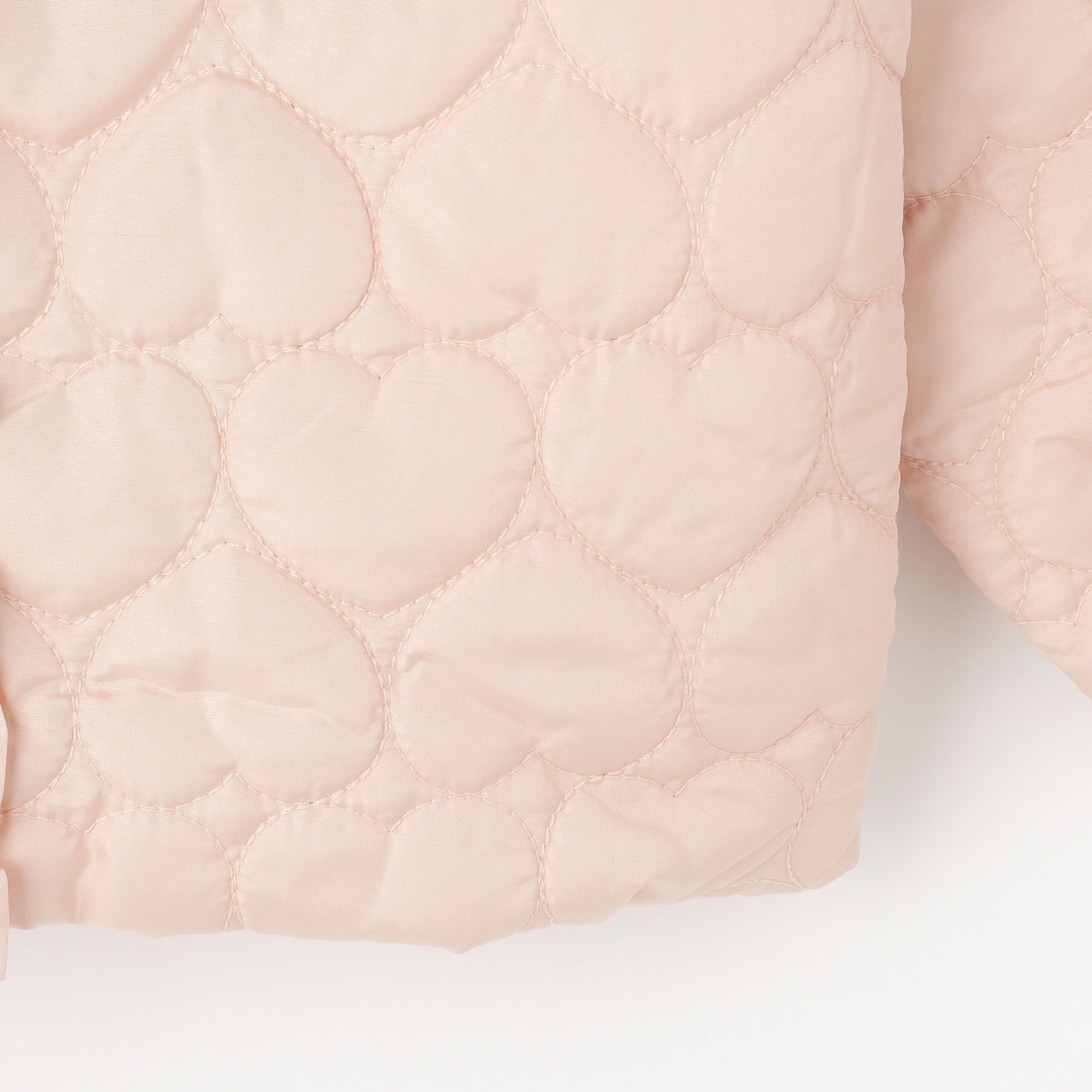 SHOO･LA･RUE「【100-150cm】ハートキルトノーカラーブルゾン」|ブルゾン・スタジャン|