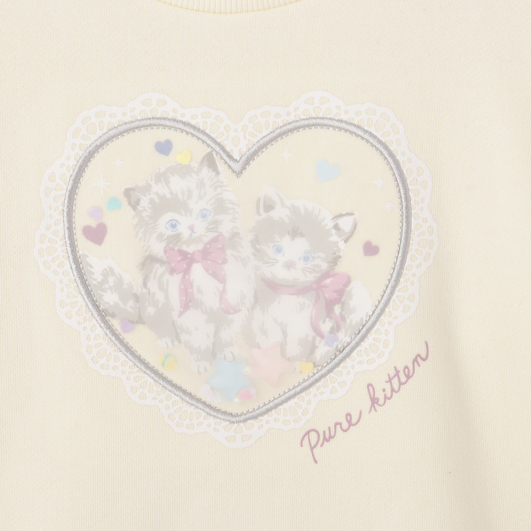 SHOO･LA･RUE「【100-150cm】オーガンジーモチーフスウェット」|その他|