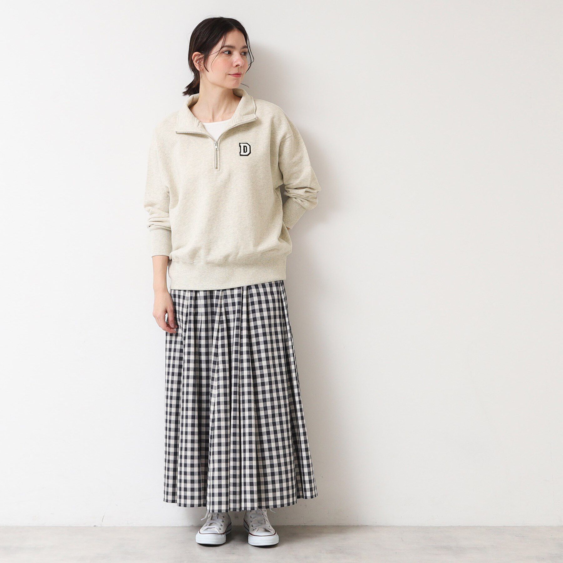 Dessin「【ユニセックス】ハーフジップスウェット」|パーカー|