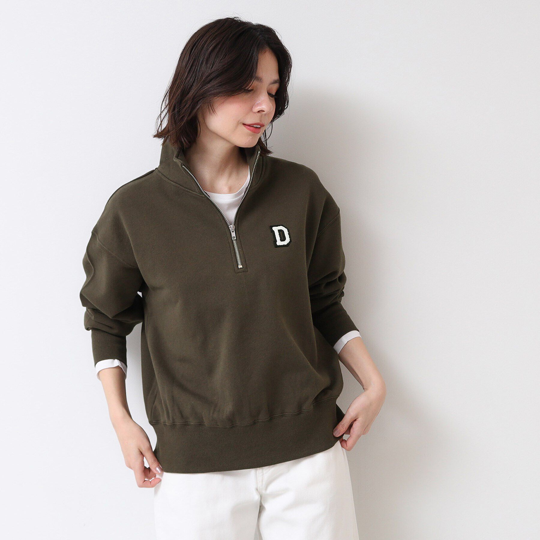 Dessin「【ユニセックス】ハーフジップスウェット」|パーカー|