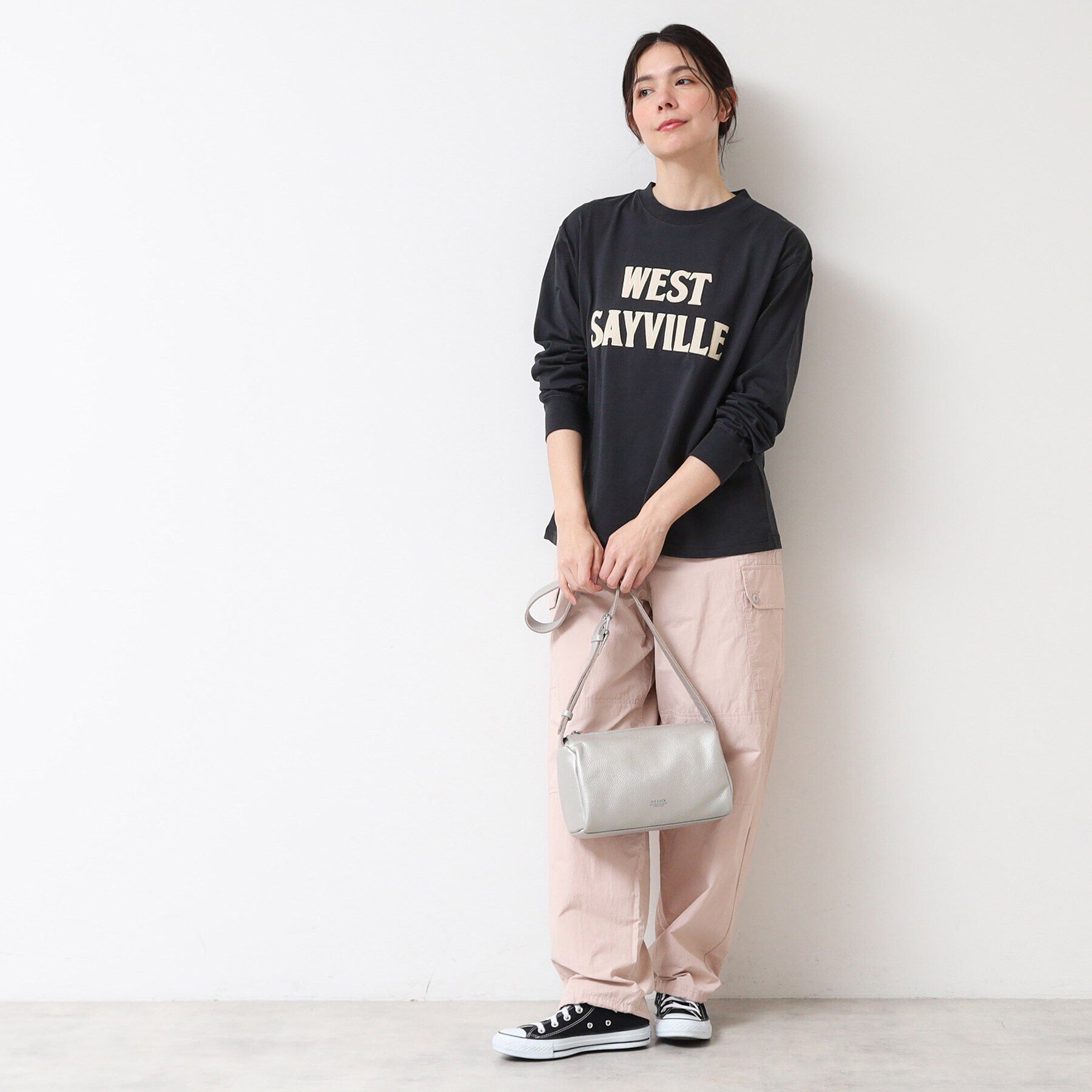 Dessin「【ユニセックス・洗える】ロングスリーブロゴTシャツ」|Tシャツ・カットソー|