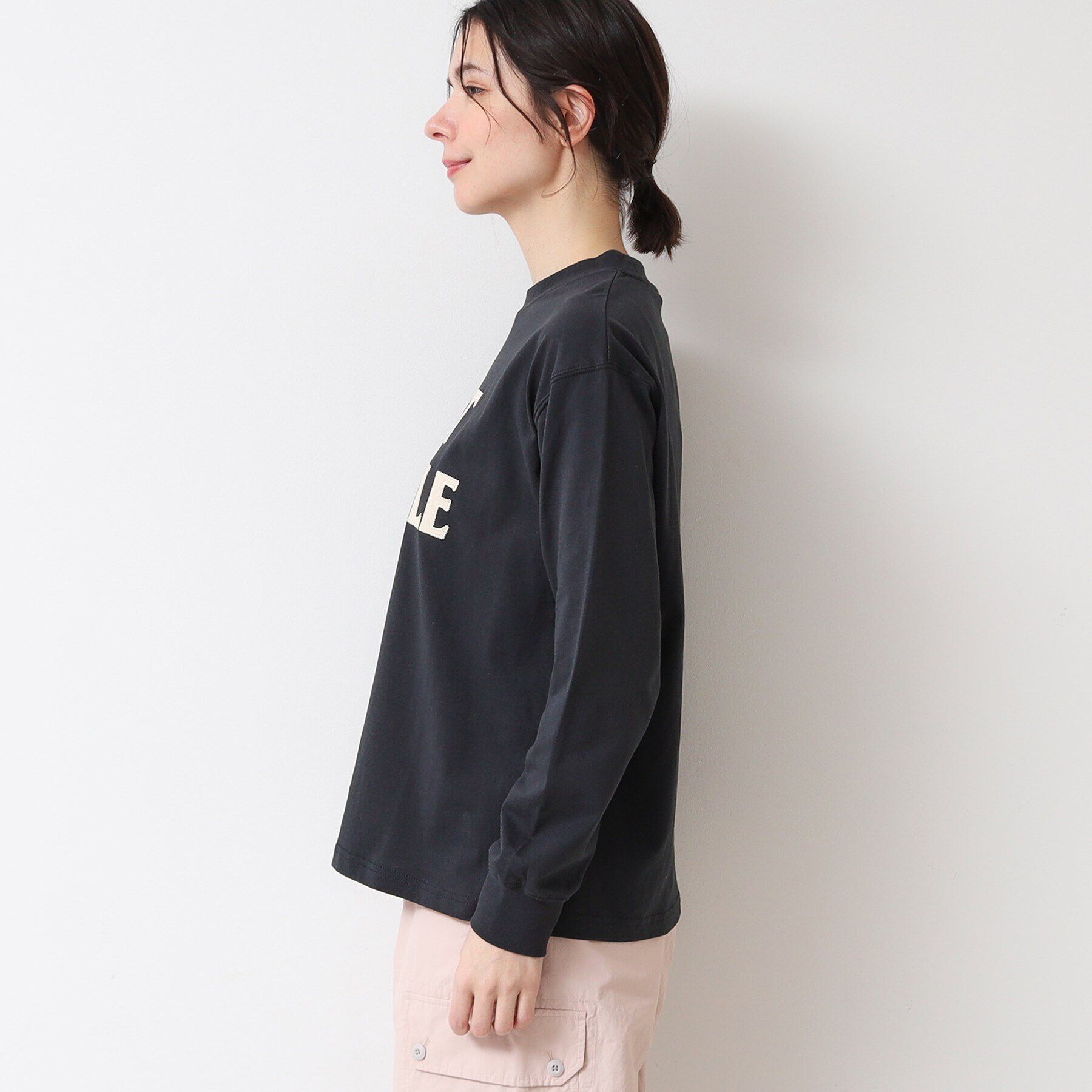 Dessin「【ユニセックス・洗える】ロングスリーブロゴTシャツ」|Tシャツ・カットソー|