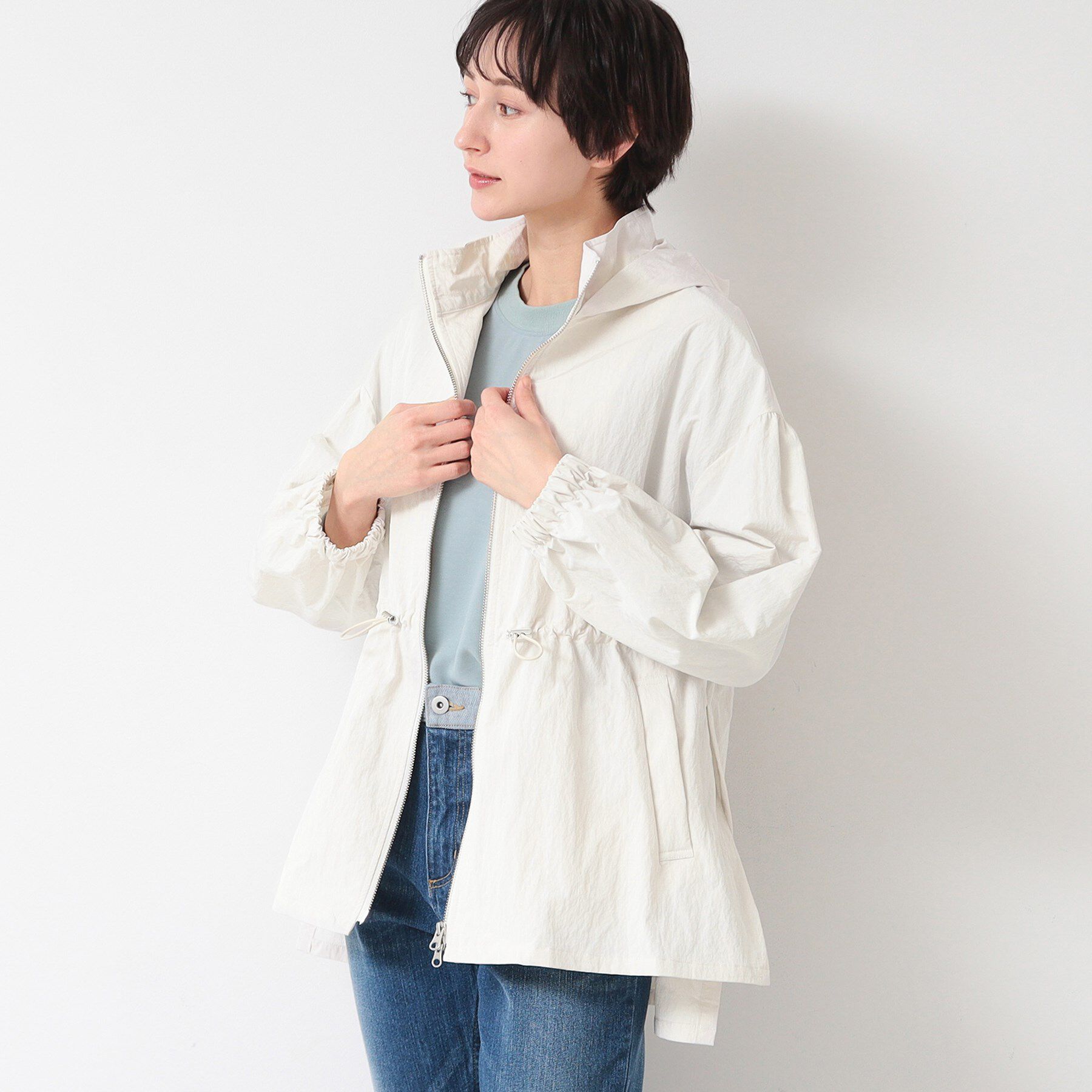 Dessin「ウエストドロストフーデットブルゾン（S～L）」|ブルゾン・スタジャン|