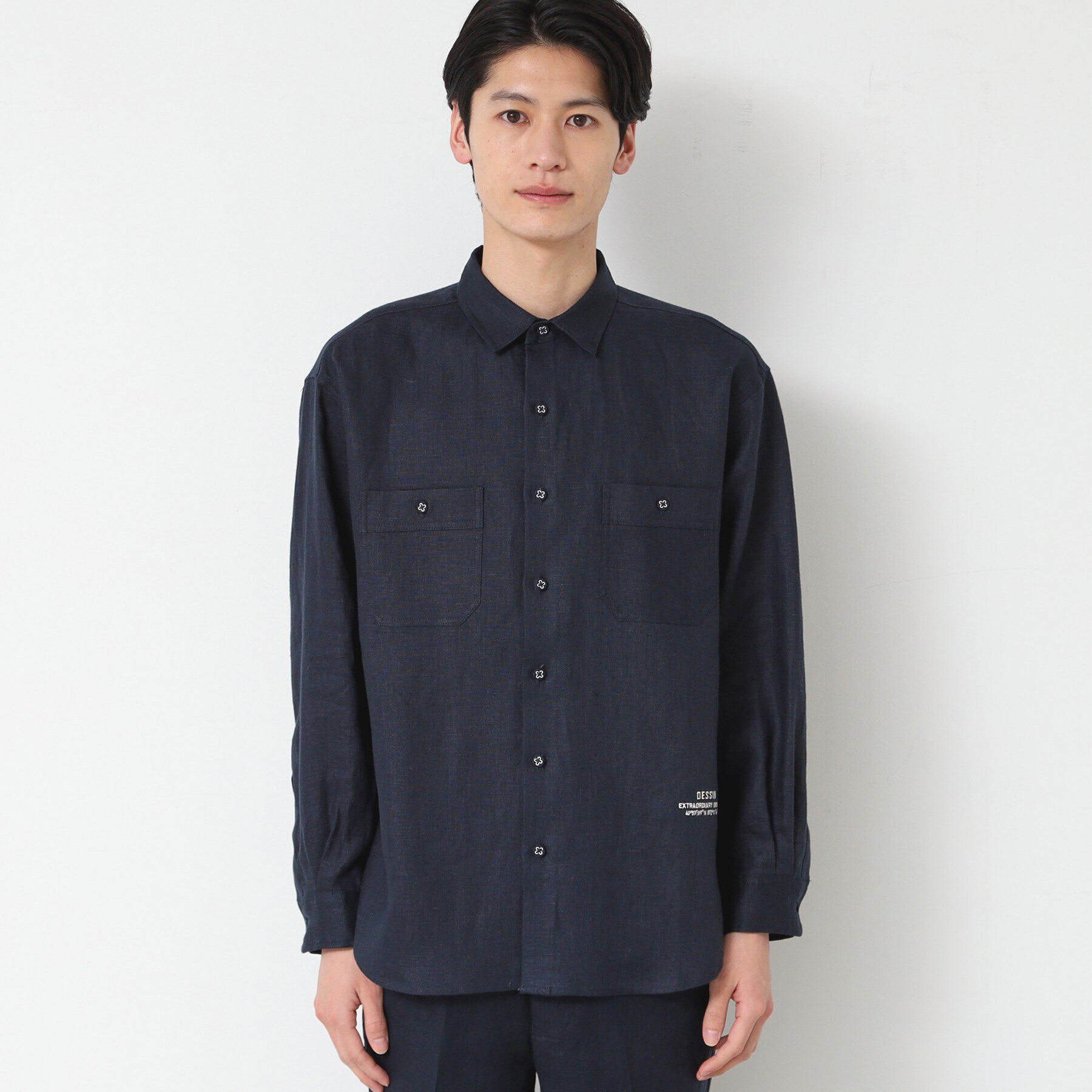 Dessin「【ユニセックス】リネンシャツ」|シャツ・ブラウス|