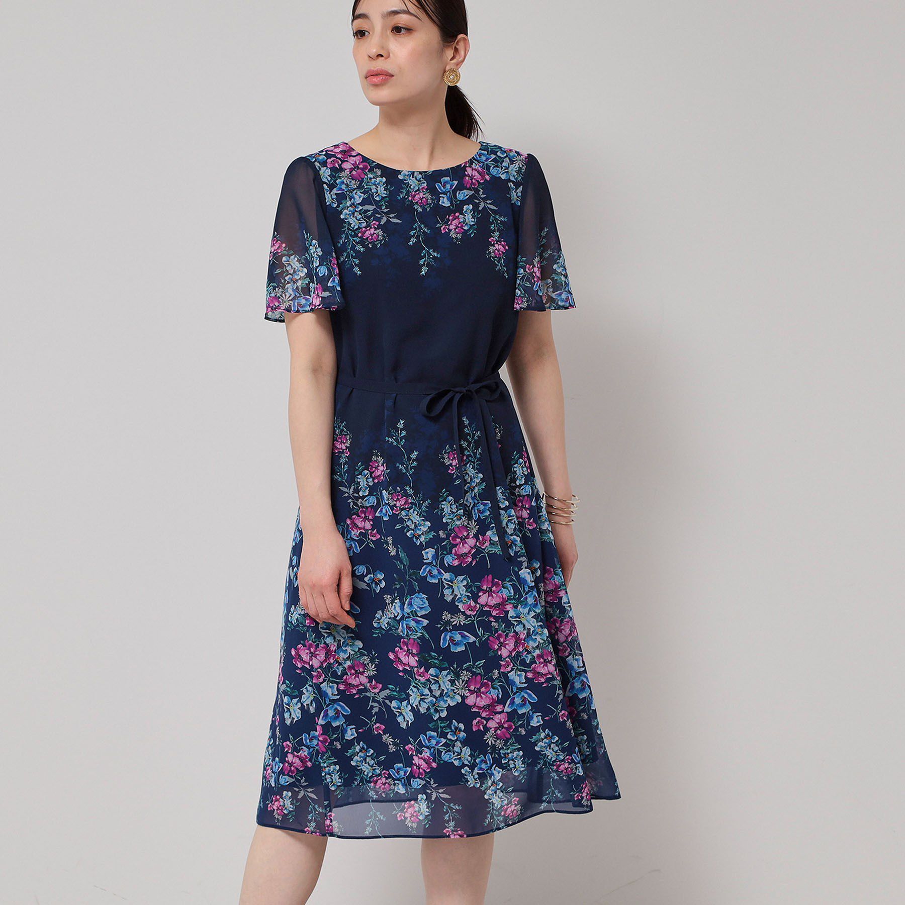 SunaUna「【co creation and yours／SS～L】パネル柄ワンピース」|ワンピース|