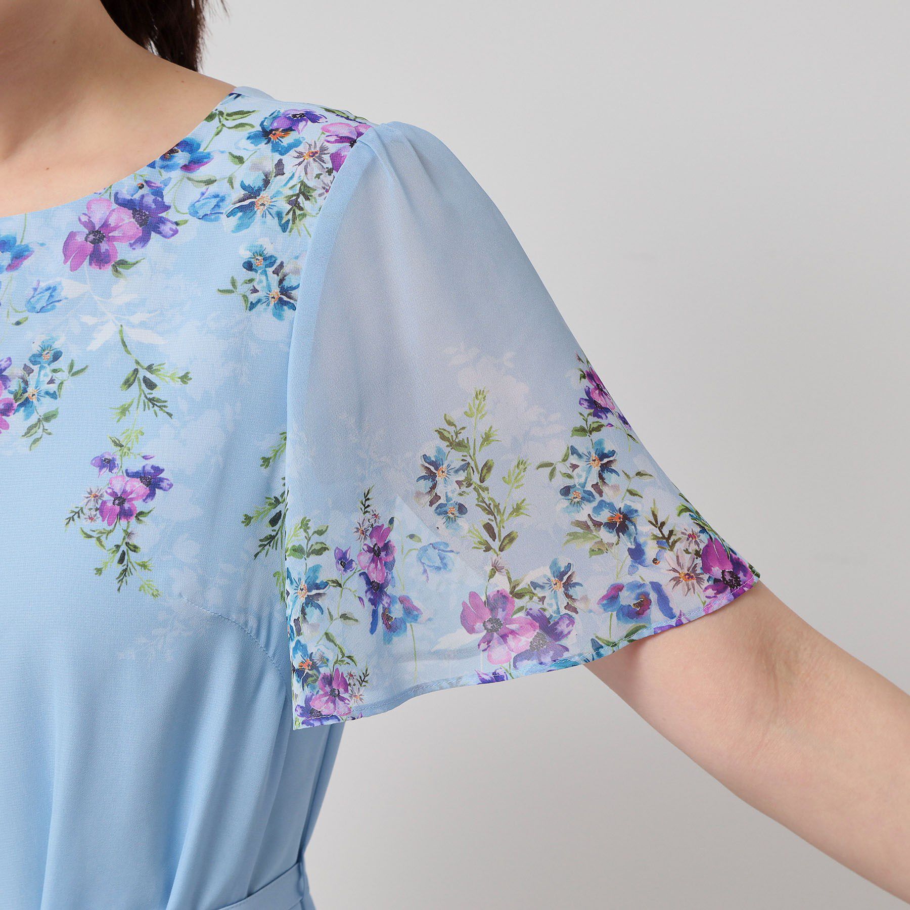 SunaUna「【co creation and yours／SS～L】パネル柄ワンピース」|ワンピース|