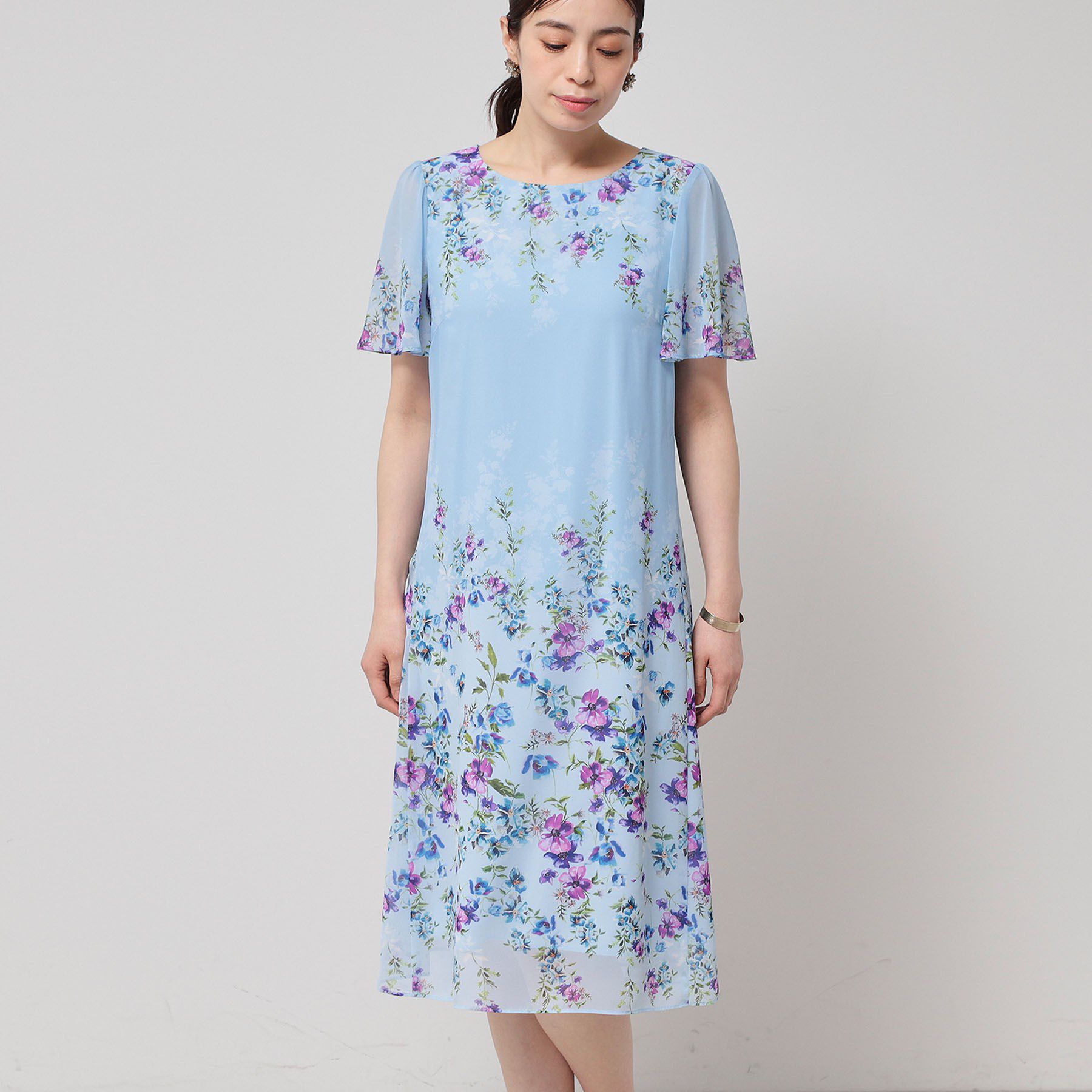 SunaUna「【co creation and yours／SS～L】パネル柄ワンピース」|ワンピース|