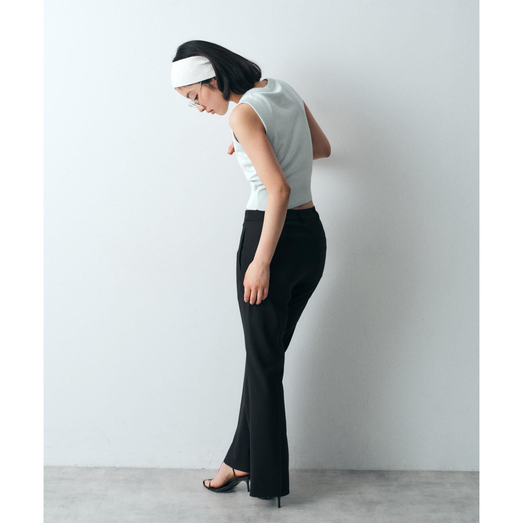 CODE A「gabardine semi flare pants」|その他|