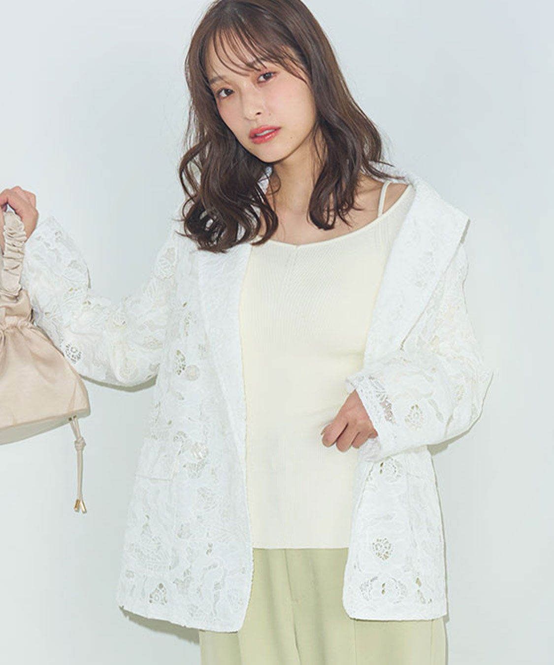 COCO DEAL「ゆるVネックリブニット」|ニット・セーター|