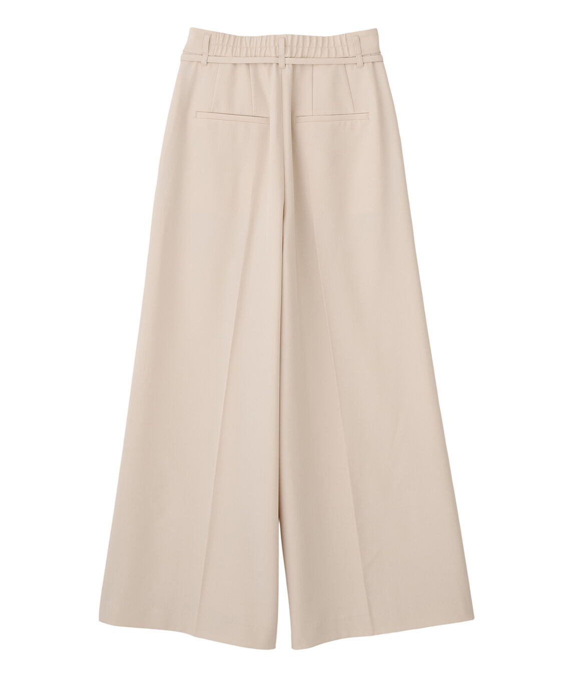 COCO DEAL「細ベルト付きタックワイドパンツ」|スラックス|