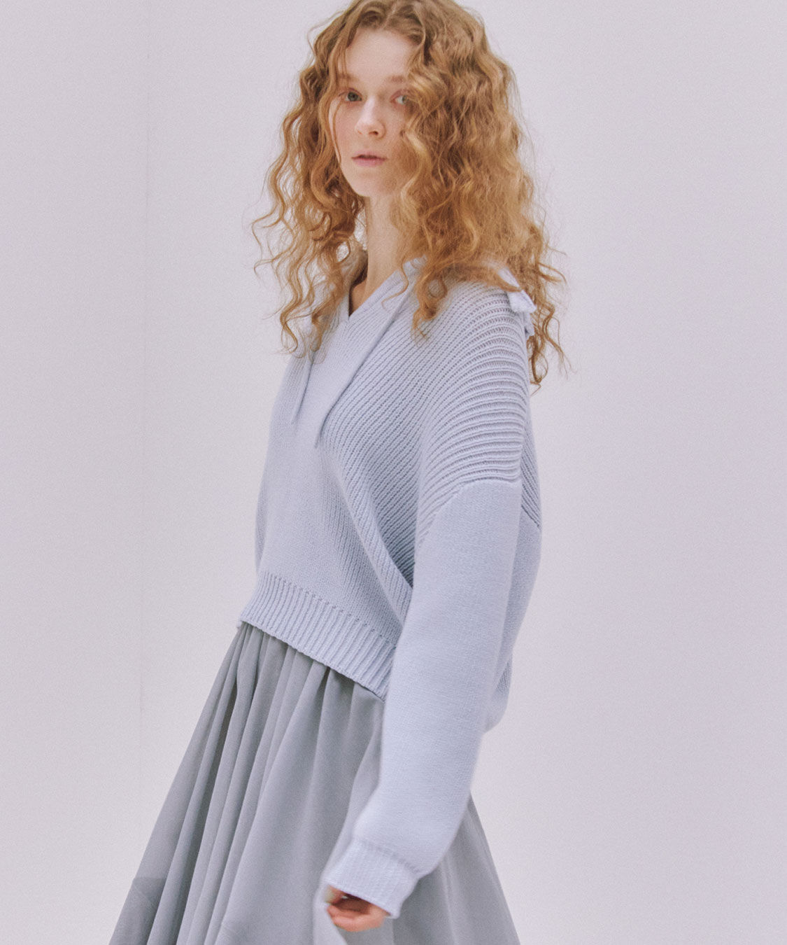 COCO DEAL「ビッグカラースキッパーニット」|ニット・セーター|