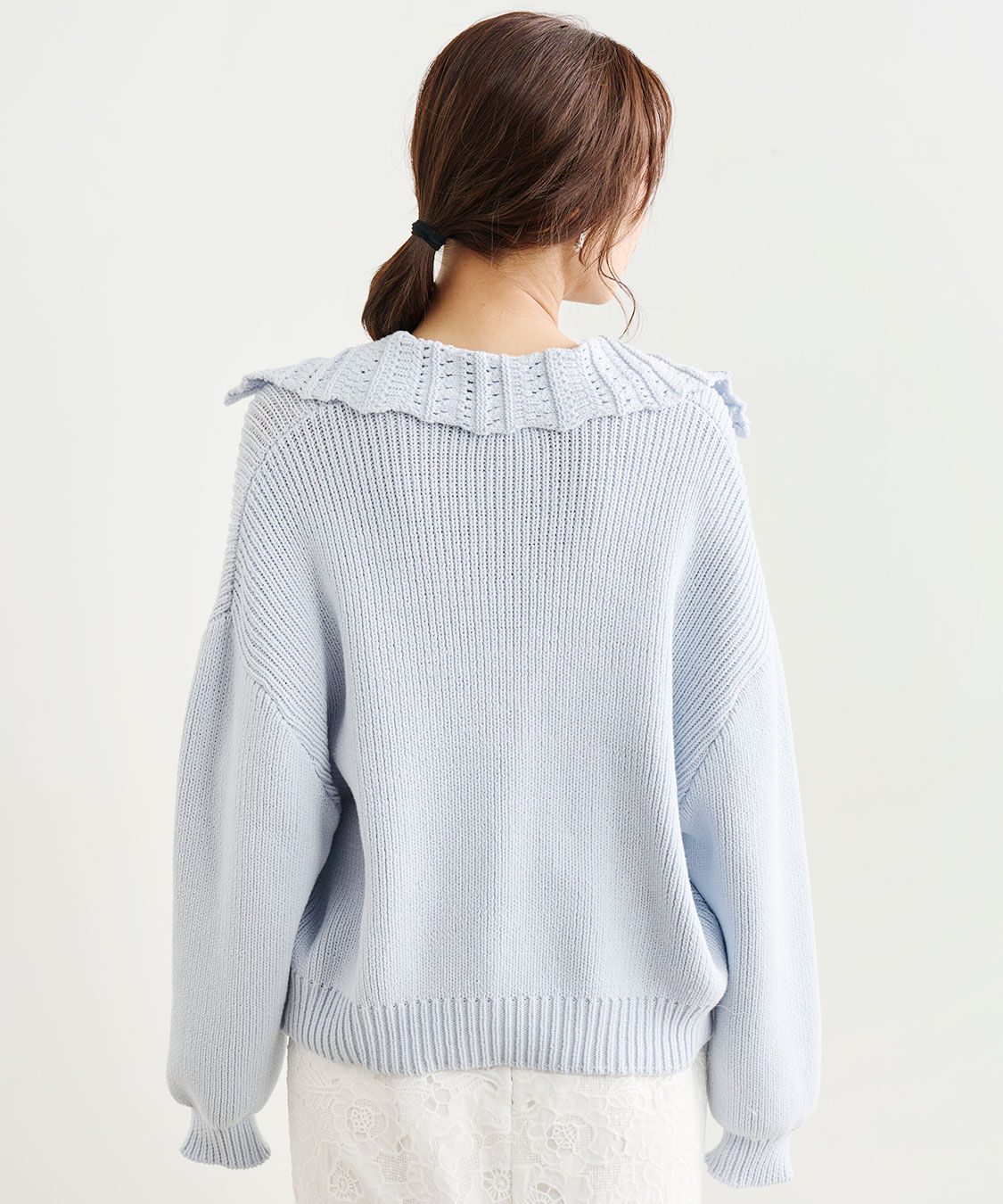 COCO DEAL「ビッグカラースキッパーニット」|ニット・セーター|