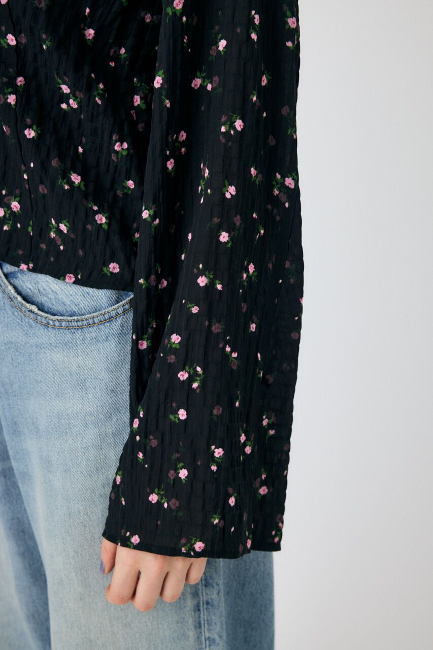 MOUSSY「LACE UP RUFFLE ブラウス」|シャツ・ブラウス|