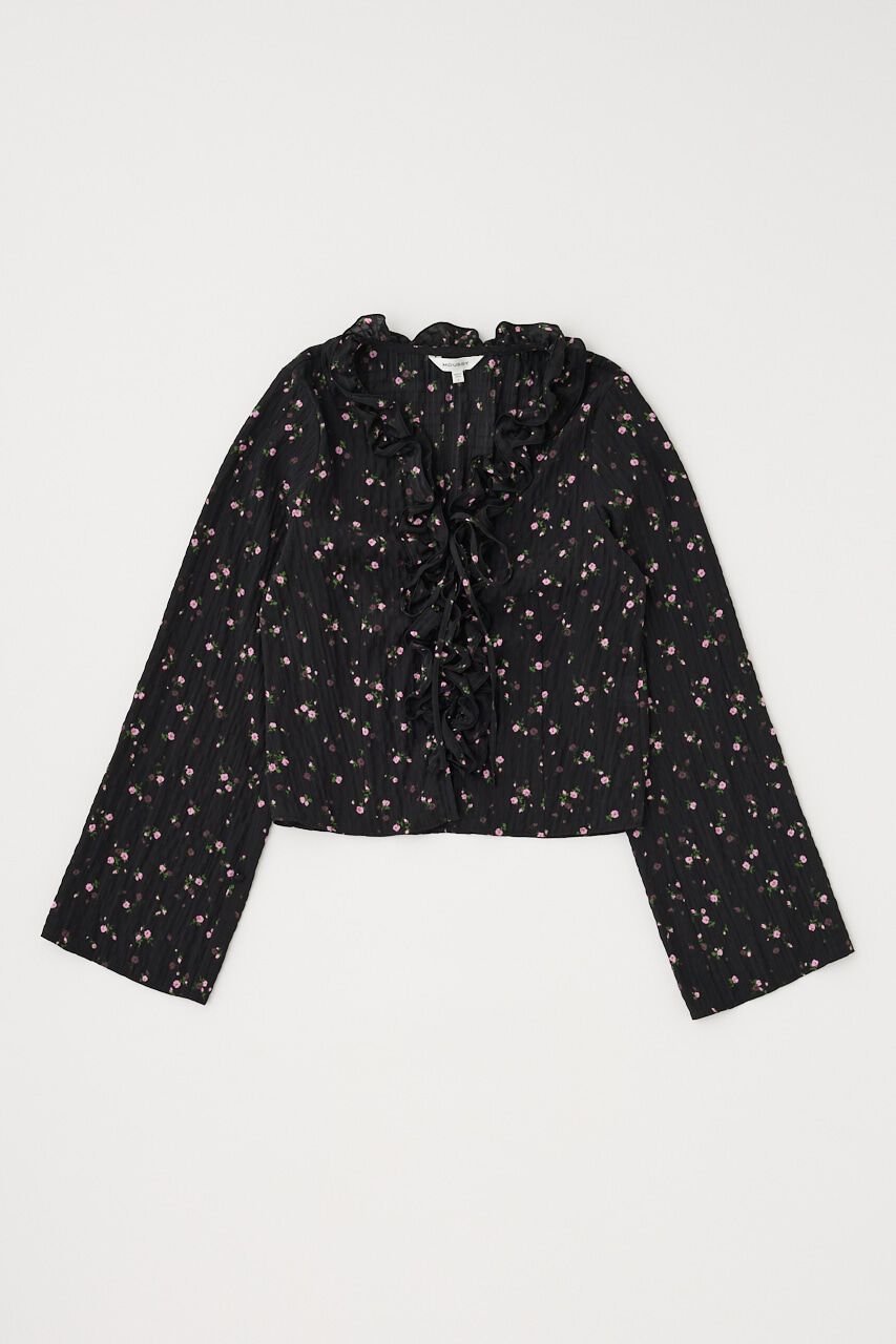 MOUSSY「LACE UP RUFFLE ブラウス」|シャツ・ブラウス|