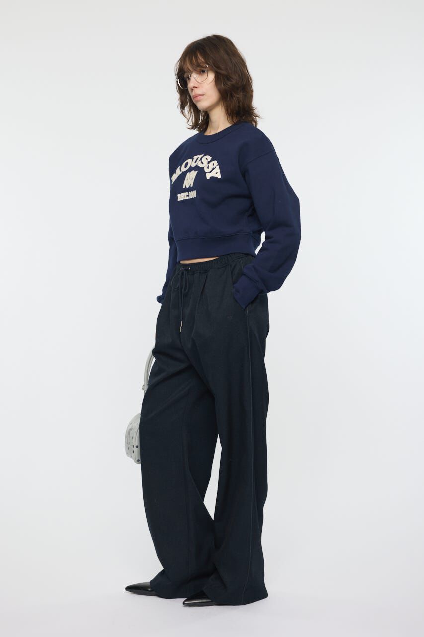 MOUSSY「MOUSSY F/LEATHER PATCH プルオーバー」|パーカー|